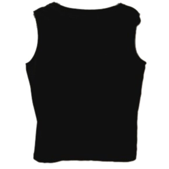 St John's Bay Black Tank Top - XL - Picture 2 of 7